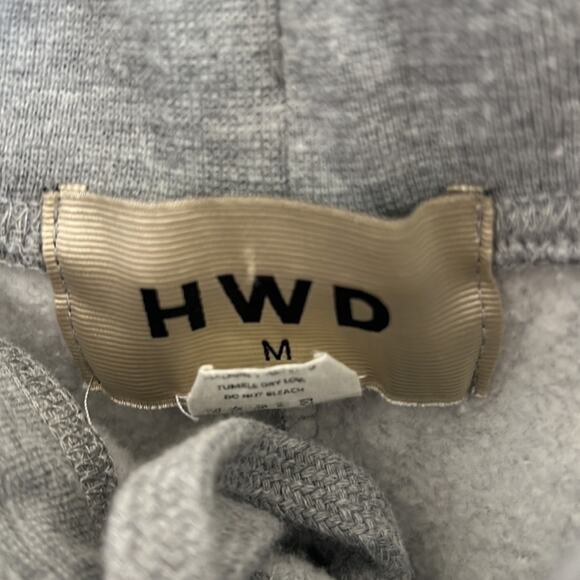 Halfway Dead HWD Gray with Black and White Logo Jogger Pants Medium - Picture 4 of 8